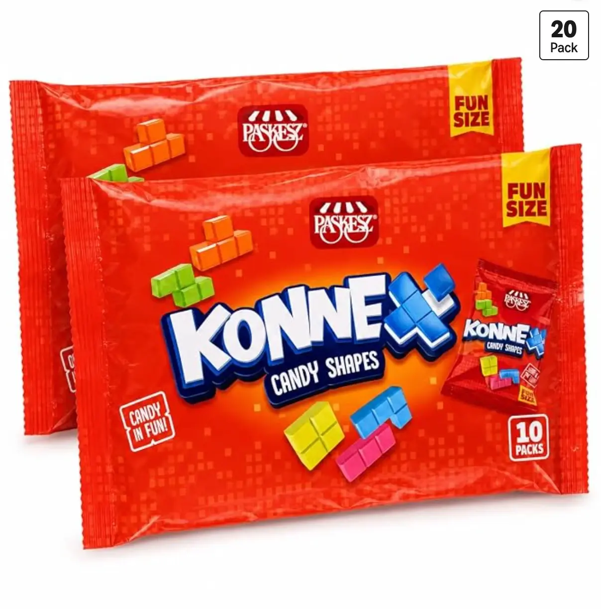 20 Pack Colorful Block Puzzle Hard Candy