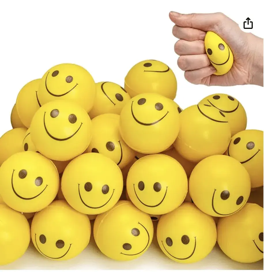40PCS Stress Balls Bulk, 2 Inch Sensory Toys for Kids Squishies Fidget Toys Stress Relief Gifts for Coworker