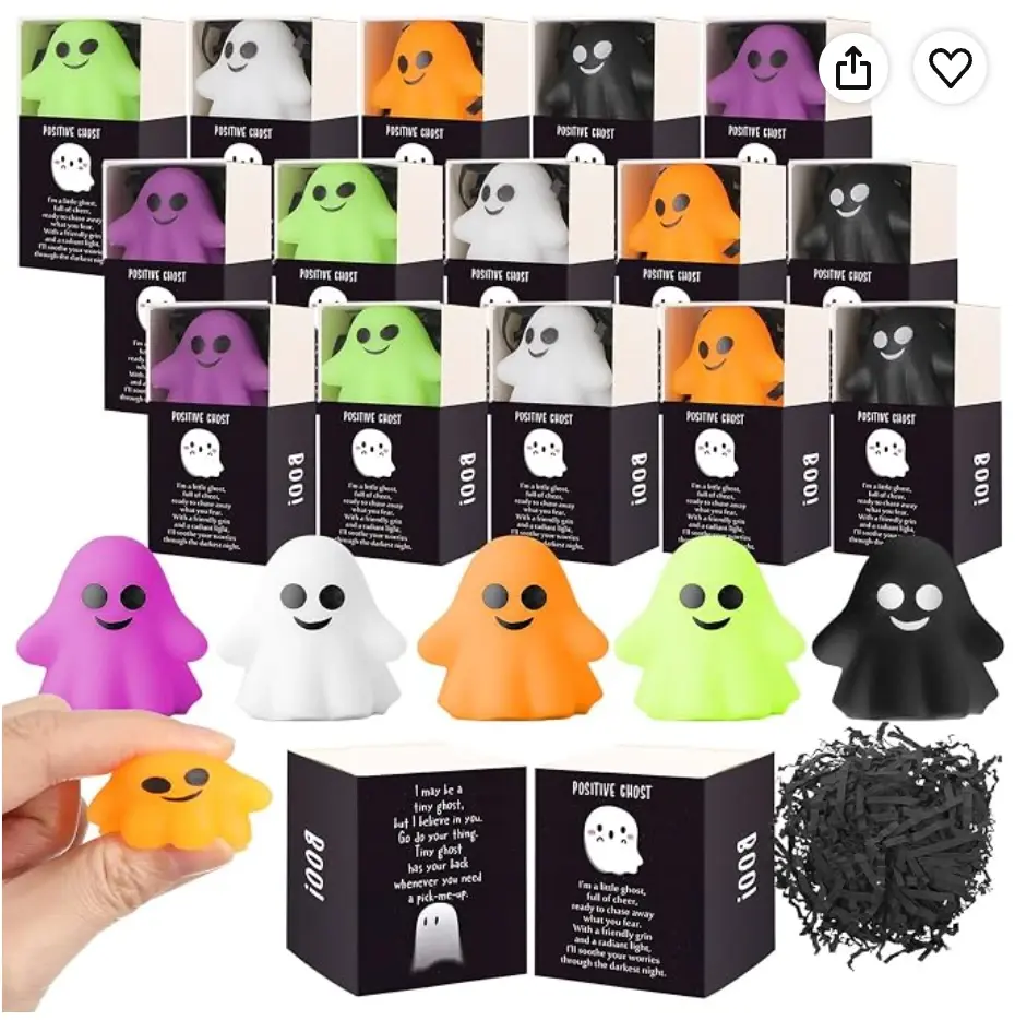 50 Sets Halloween Ghost Gifts Boo Positive Party Favors