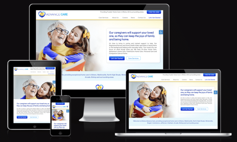Home Care Website Design by Approved Senior Network