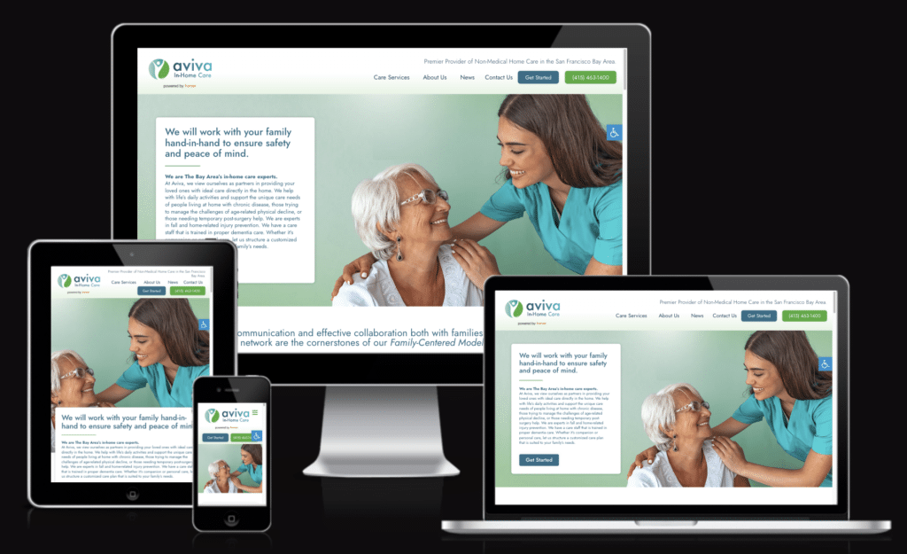 Revolutionizing Home Care in San Francisco: A Look at Aviva In-Home Care's Website Design by Approved Senior Network®